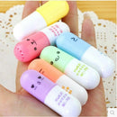Mini 6pc Cute Colorful Highlighter Marker Pen School Office Stationery Kids Gift