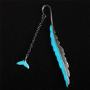 Luminous Night Whale tail Bookmark Label Read Maker Book Mark StationeryCopperJR