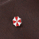 Creative Red White Hit Color Brooch Badge Umbrella Pins Jacket Jewelry Gift