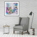 5D DIY Special Shaped Diamond Painting Love Cross Stitch Mosaic Kits Decor