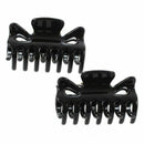 2 Pieces Plastic Black Claws Hair Claws for Women D4S3