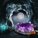 Natural Amethyst Crystal Cluster Stone Aquarium Home Desk Decor Ornaments