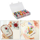 50 Colors Embroidery Floss Cross Stitch Thread with Organizer Box Bobbins