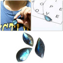 Natural Labradorite Stone Crystal Moonstone Rough Rock Pendant Accesorries
