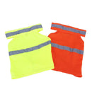 Orange Pet Dog High Visibility Safety Vest Adjust Jacket Clothes Apparel Size L