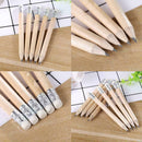 10pcs Wooden Pencils with Eraser HB Black Lead Standard Pencil Set Writing R8P6