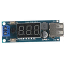 DC-DC 6-40V to 5V 2A Step-down LED Voltmeter USB Voltage Converter ME