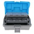 Multi-use 3 Layers Tackle Case Fishing Tray Tools Box Container Portable Handled