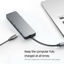 JP-D91 5 in 1 Type-C HUB to USB-C USB3.0 HDMI PD Converter Extension Dock