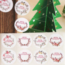 120pcs Christmas Wreath Sealing Stickers Labels DIY Gifts Candy Bags Stick *P`3C