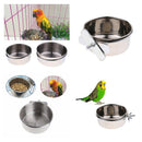 2x Classic Pet Products Classic Stainless Steel Hook-On Coop Cup M