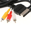 1.8m YELLOW WHITE RED RCA Audio Video Cable AV TV PC CCTV Lead for Xbox One 360