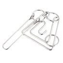 Classic Challenging Metal Wire Puzzle Brain Teaser Game for Adults Kids T %o