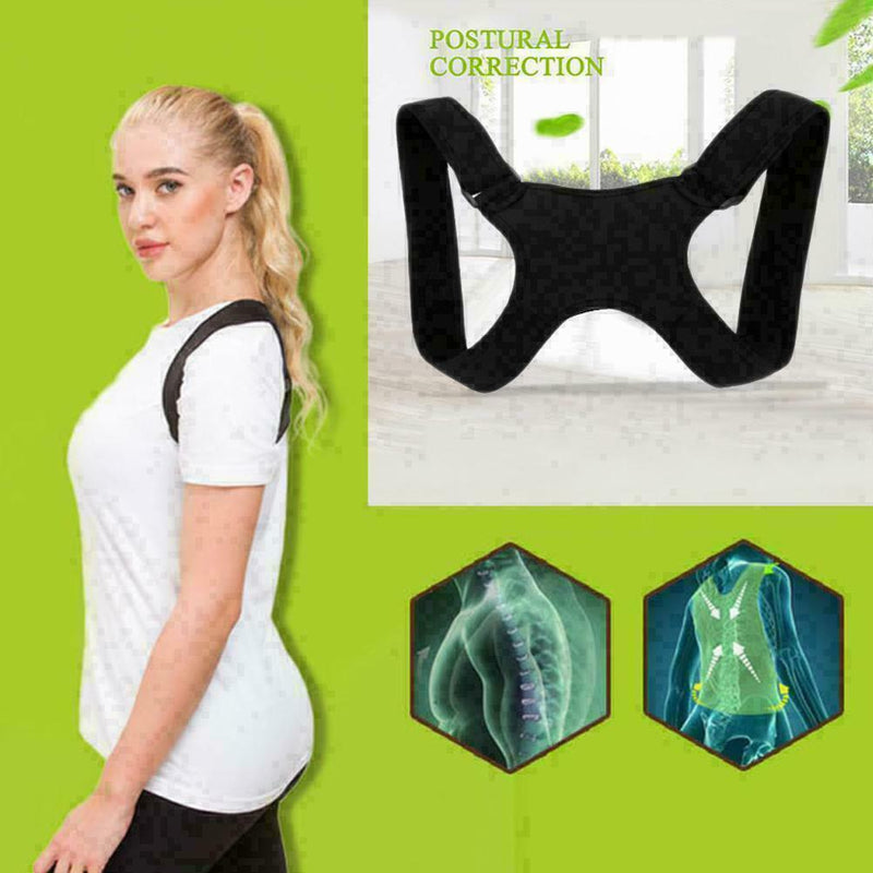 Posture Corrector Fracture Support Back Shoulder Correction D1P3 Belt Strap O9E3