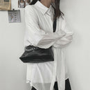 Women Solid Color Crossbody Shoulder Bag PU Chain Lady Travel Messenger Satchel