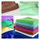 12x Microfibre Cleaning Cloth 40x40cm Microfiber Dish Car Gym Towel Glass