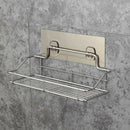 1X(Punch-Free Stainless Steel Kitchen Bathroom Storage Rack Toilet Wall Han
