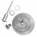 6 Pcs 22-44mm HSS Circular Saw Blade Cutting Discs Set with 2 gaskets for D
