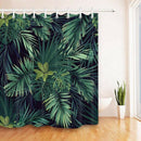 Green Shower Curtain Leaves Printing Pattern Modern Natural Plant Pattern P T6J3