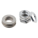 Pack of 5 Electric Guitar Output Input Jack Nuts Washers Gaskets  8mm