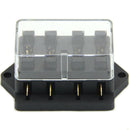 4 Way Car Vehicle Circuit Standard ATC Automotive Blade Fuse Box Block Holder