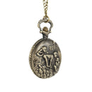 Large bronze monkey picking peach pocket watch three little monkey bronze p Y7N8