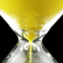 Large Fashion Yellow Sand Glass Sandglass Hourglass Timer Clear Smooth Glas R3Z2