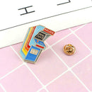 Cartoon Cute Game Machine Brooches Jacket Badges Hat Scarf Decor Jewelry