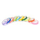 10x Rainbow Roll DIY Washi Sticky Paper Tape Masking Tape Self Adhesive Tape LJ