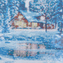 1Set Full Drill 5D Diamond Painting Snow House Cross Stitch Kit Embroidery*Decor