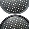 2Pcs Baking Utensil 12-Inch User-Friendly Pizza Baking Pan Non-Stick Cookin I9S1