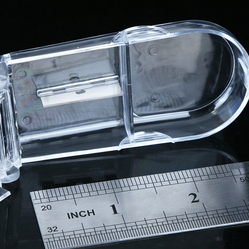 Portable Pill Tablet Cutter Splitter Divide Storage Case Medicine Cut Box