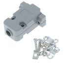 5Sets connector serial DB9 & grey hood DB9 plastic shell with screws OZ