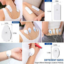 20 One Electrode Pads, Reusable Self-Adhesive Replacement Pads for TENS Uni