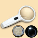 Reading Magnifier Magnifying Glass 3X 62mm Jewelry Loupe with 3 LED Light