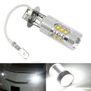 Super Bright H3 80W 6000K Halogen LED Chips Headlight Bulbs Conversion Kit Lamps