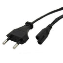 AC power supply adapter cord Cable Connectors Europe /eu 2 pin 2-prong c43 lj