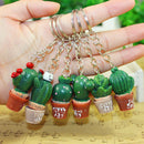 Cute Mini Simulation Cactus Key Chain Keyrings Hangbag Charm Plant Pendant