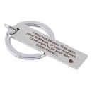 Keychain Gifts I May Not Be Your First Date Stainless Steel Engraved Key Ring FT