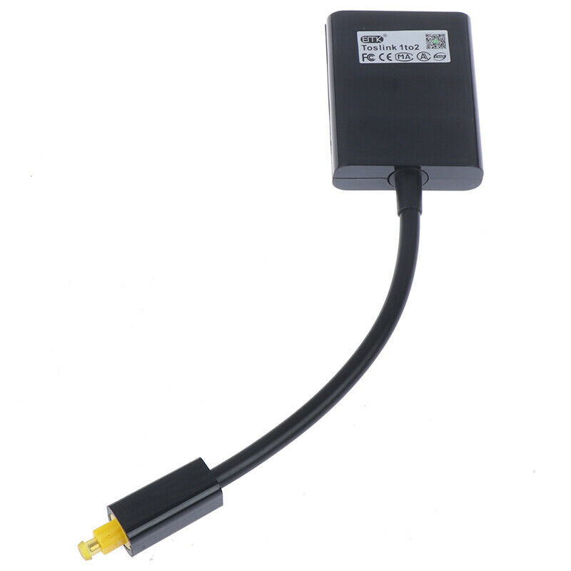 1 input 2 digital optical audio distributor splitter output cableP skTEUS