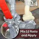 Industrial Heat Resistance Cold Weld Metal Repair Paste A&B Adhesive Gel Tool