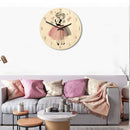 Cartoon creative wall clock modern minimalist living room creative clock ar X5O2