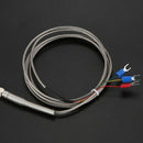 2 m Wire Temperature Sensor thermocouple probe PT100 200 mm x 5 mm
