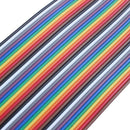 5X(40pcs 20cm 2.54mm male to male Breadboard jumper wire cable for Arduino M7F6)