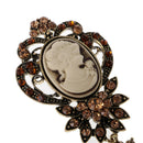 Western Women 's Brooch Pin Fashion Jewelry Multi-Size Rhinestone Accessory