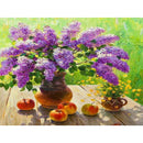 Painting By Numbers Kit DIY Flower Fruit Canvas Oil Art Picture Home Decor