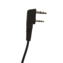 2 Way Radio Earpiece Headset PTT Mic Fit for Baofeng 5RB Walkie Talkie Black