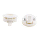 2pcs Nylon Marine Boat Hatch Latches Turning Lock Lift Handle White