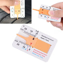 Tyre Tread Depth Gauge Car Caliper Motorcycle Caravan Trailer Wheel Measure 3c