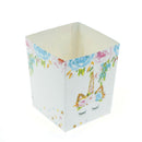 6pcs   Popcorn Box Gift Candy Boxes for Kids Happy Birthday Party Decor JR